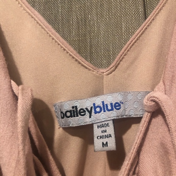 ❌SOLD❌BAILEY BLUE | High Low Ruffled Dress - Picture 2 of 2